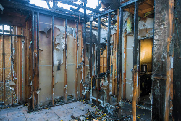Professional Fire Damage Removal technician working in Kaufman, TX